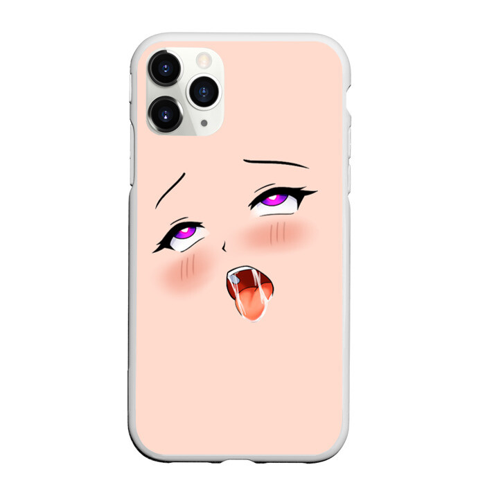 Чехол для iPhone 11 Pro матовый Ahegao Face фото