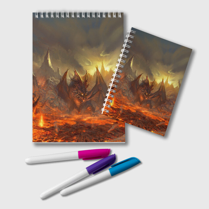 Блокнот Fire Dragon фото
