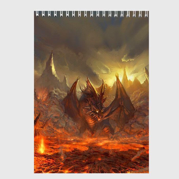 Скетчбук Fire Dragon фото