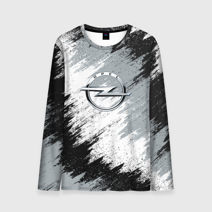 Мужской лонгслив 3D OPEL фото