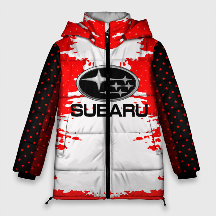 Женская зимняя куртка 3D Subaru фото