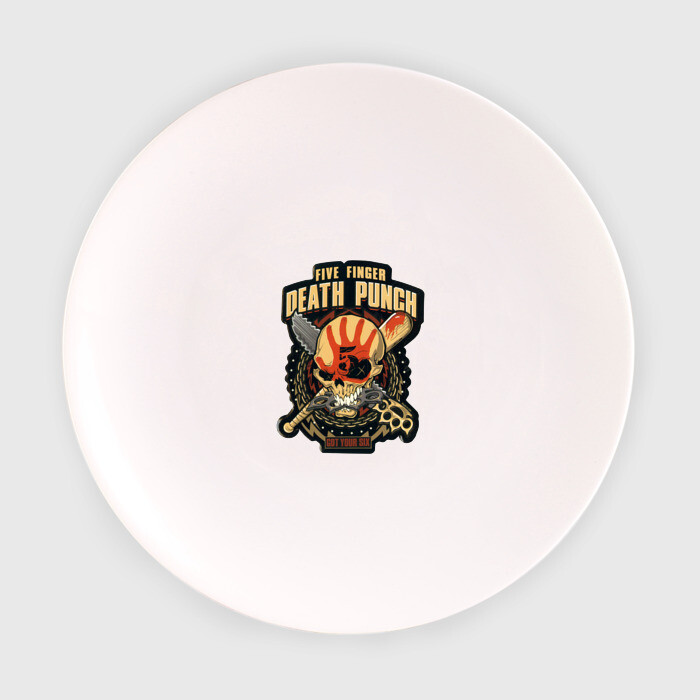 Тарелка Five Finger Death Punch фото