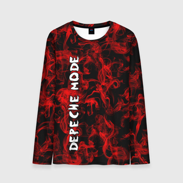 Мужской лонгслив 3D Depeche Mode фото