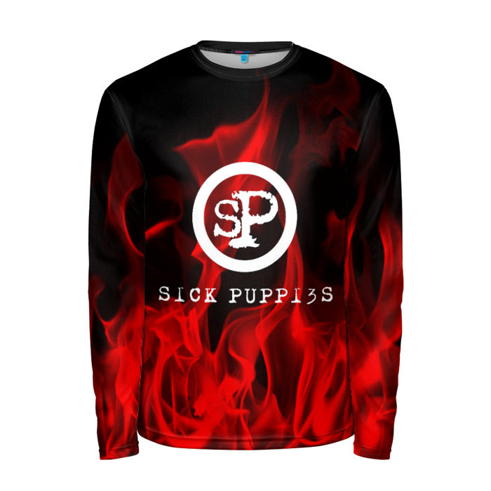 Мужской лонгслив 3D SICK PUPPIES фото