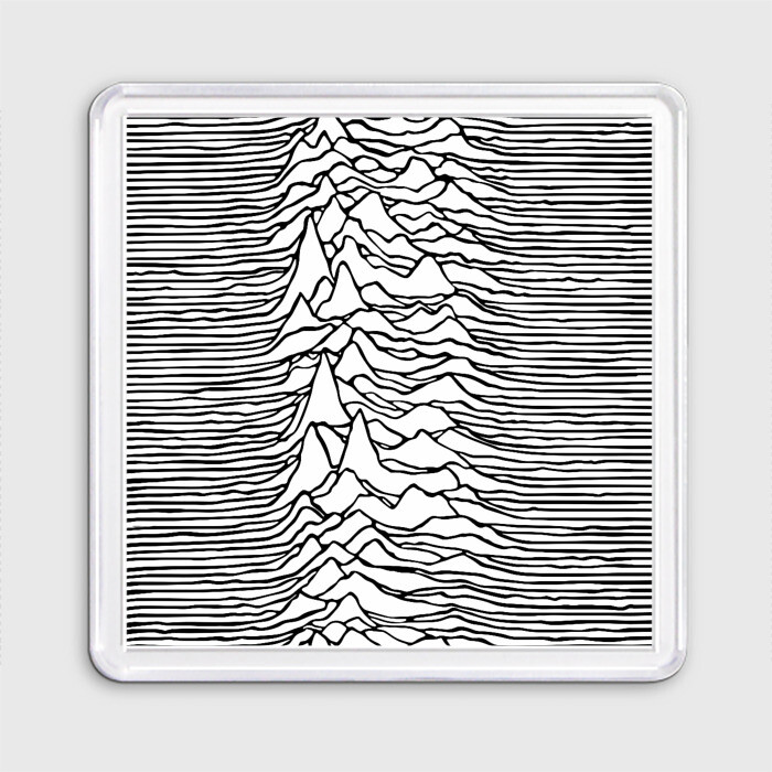 Магнит 55*55 White фото