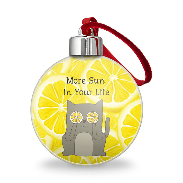 Ёлочный шар More Sun In Your Life фото