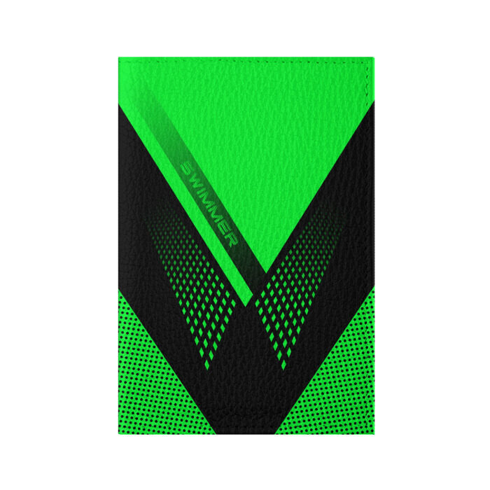 Обложка для паспорта матовая кожа Swimmer фото