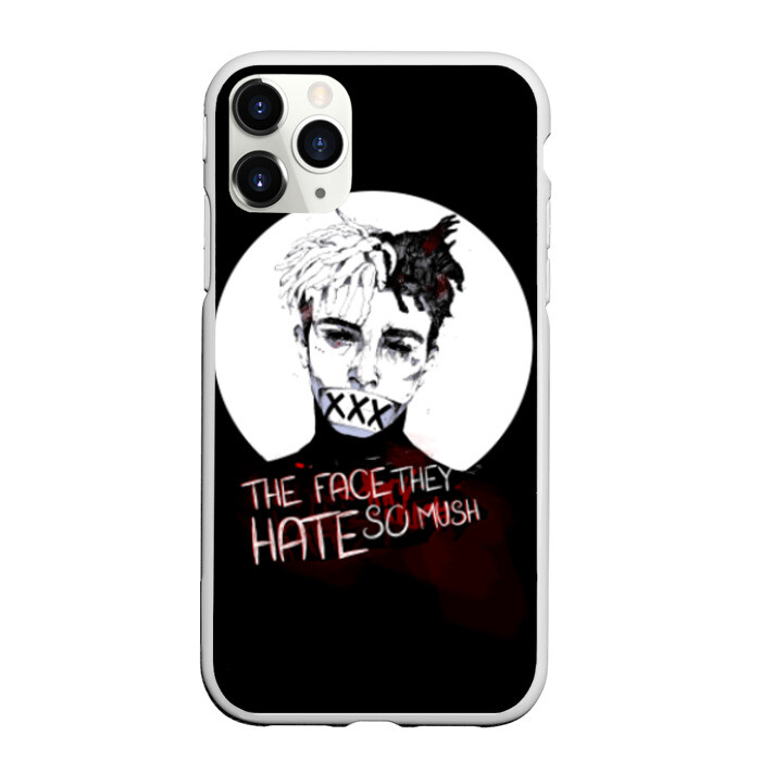 Чехол для iPhone 11 Pro матовый THE faceTheY HATE so much фото