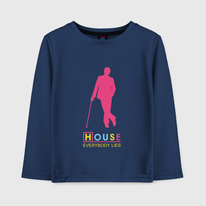 Детский лонгслив хлопок Доктор Хаус фото