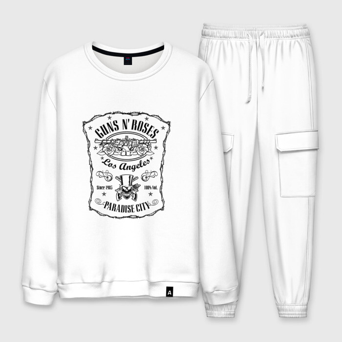 Мужской костюм хлопок GunsNRoses фото