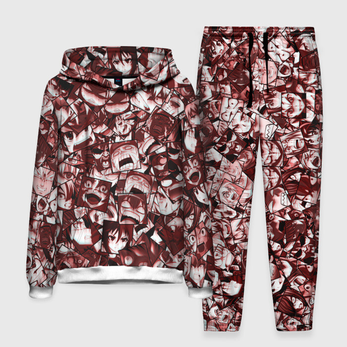 Мужской костюм 3D (с толстовкой) Ярость аниме фото