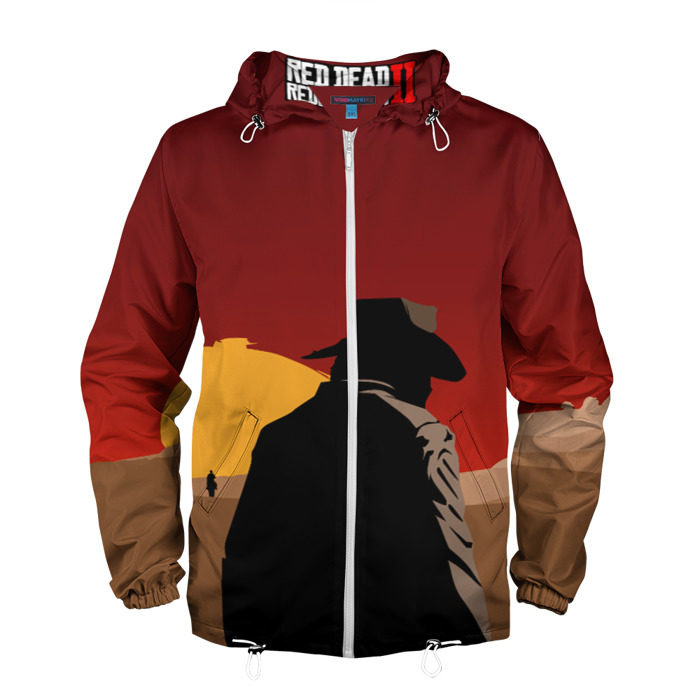 Мужская ветровка 3D Red Dead Redemption 2 фото