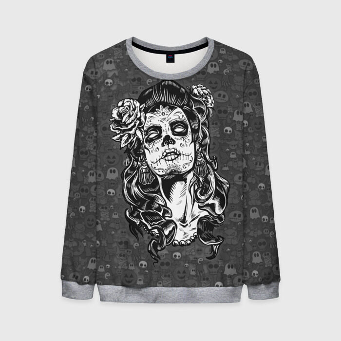 Мужской свитшот 3D Sugar girl фото