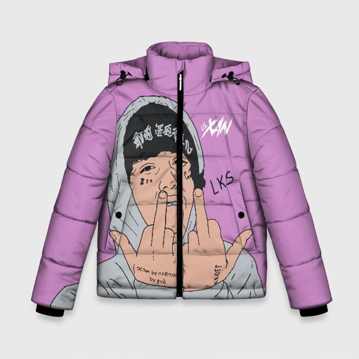 Зимняя куртка для мальчиков 3D Lil Xan __ фото