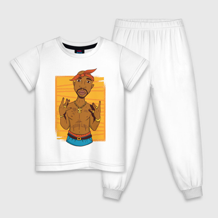 Детская пижама хлопок 2pac фото