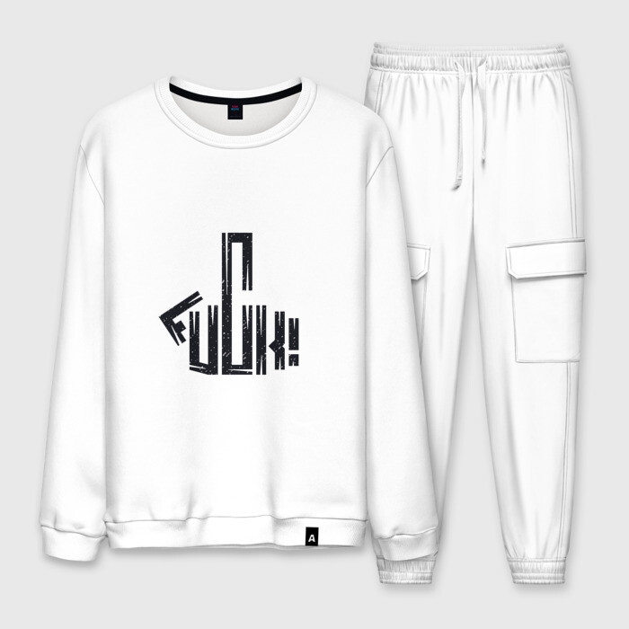 Мужской костюм хлопок Fck фото
