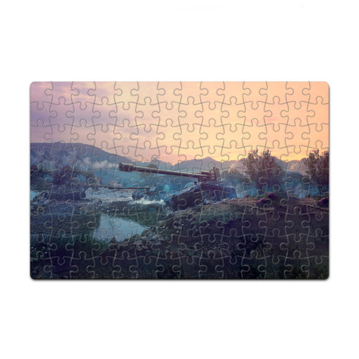 Пазл магнитный 126 элементов Танки фото