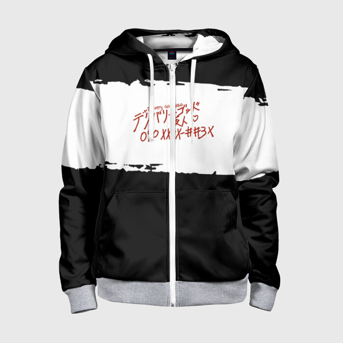 Детская толстовка 3D на молнии Бездомный Бог фото