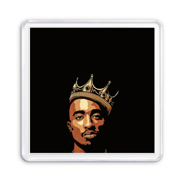 Магнит 55*55 2Pac фото