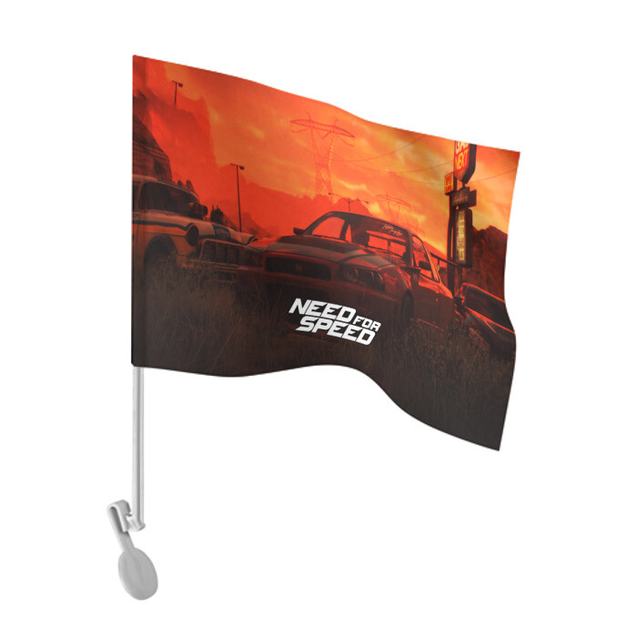 Флаг для автомобиля NEED FOR SPEED фото