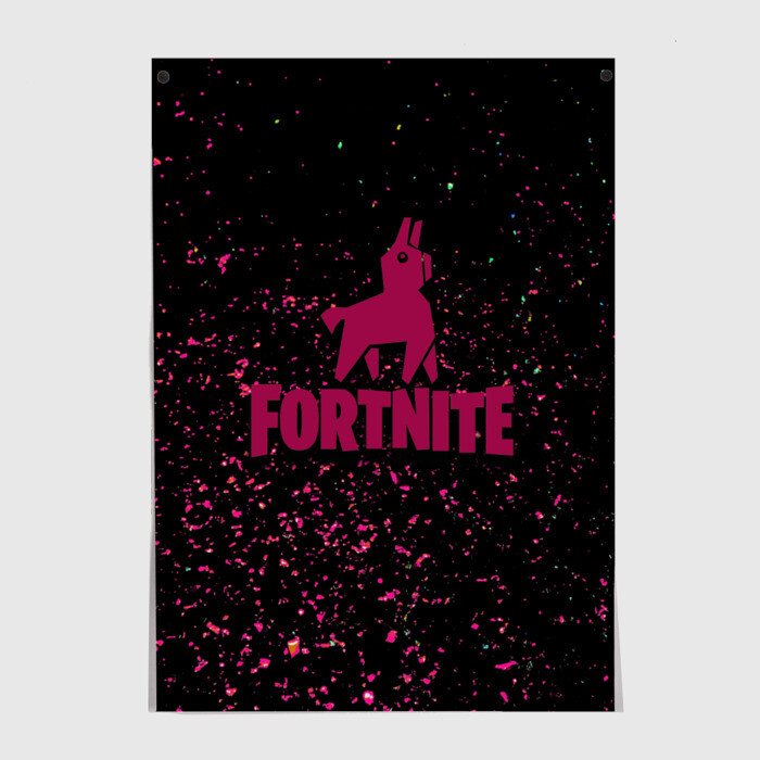 Постер FORTNITE & MARSHMELLO (LAMA). фото