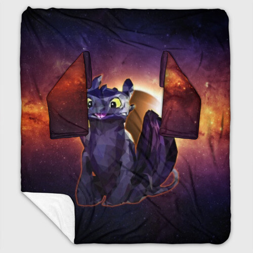 Плед с рукавами ночная фурия фото