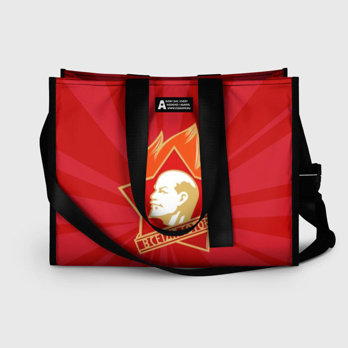 Сумка-шоппер 3D Пионерский значок фото