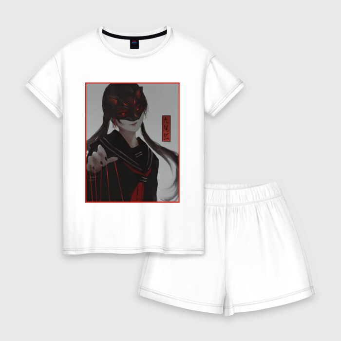 Женская пижама с шортиками хлопок Аниме манипуляторша фото