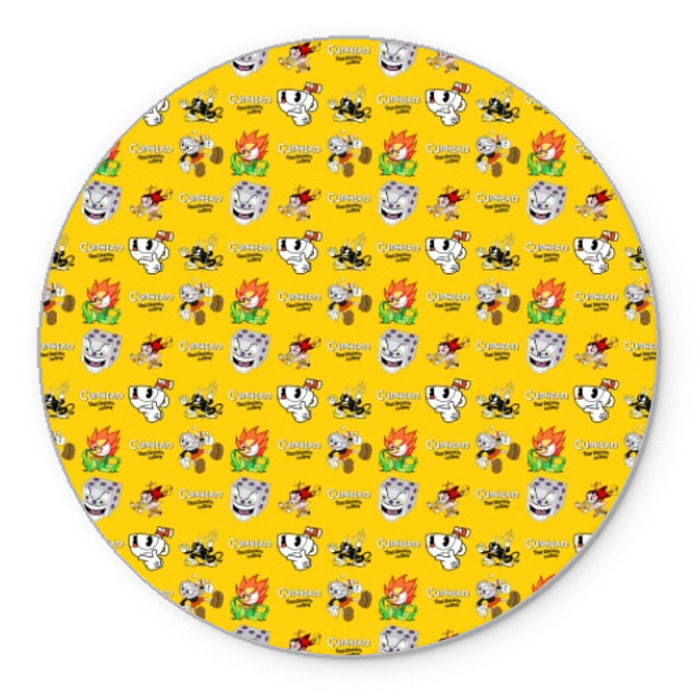 Коврик для мышки круглый Cuphead фото
