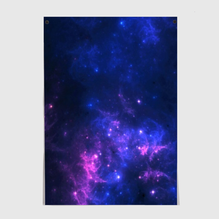 Постер Неоновый космос фото