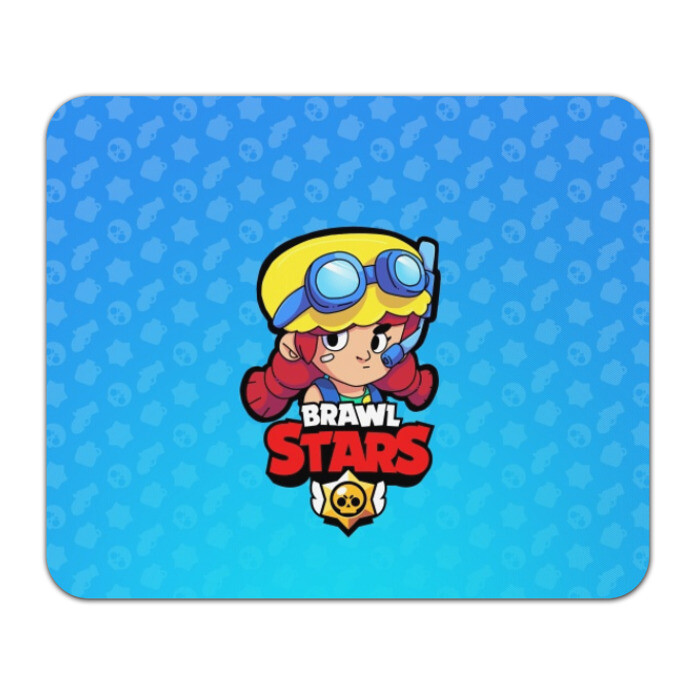 Коврик для мышки прямоугольный Jessie - BRAWL STARS фото