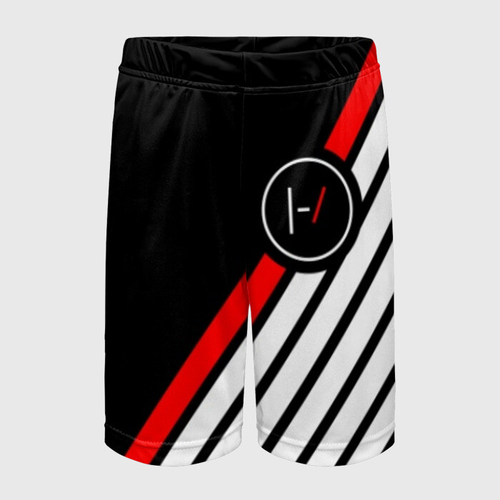 Детские спортивные шорты 3D TWENTY ONE PILOTS (TOP) фото