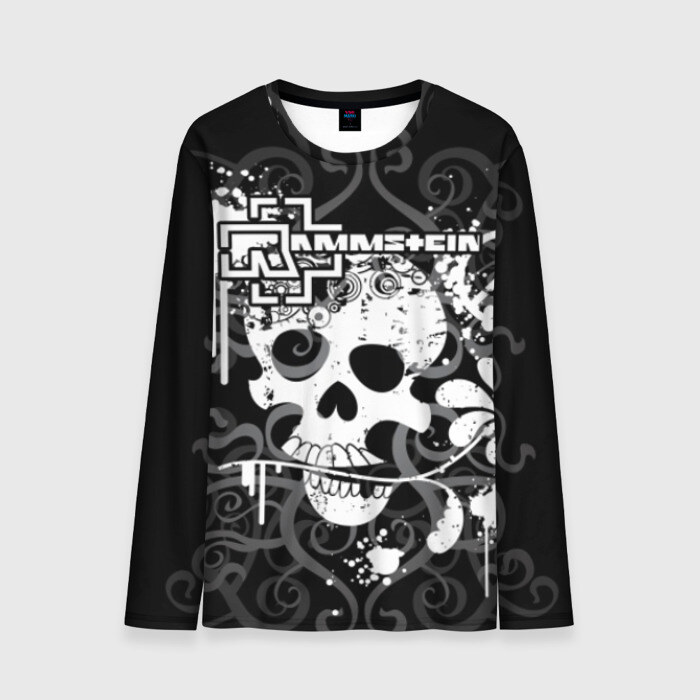 Мужской лонгслив 3D Rammstein фото