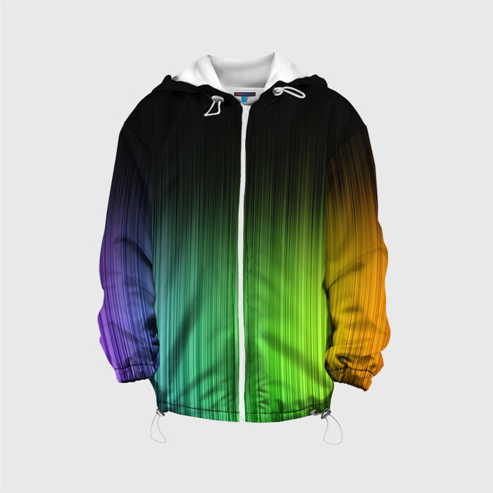 Детская куртка 3D Неон фото