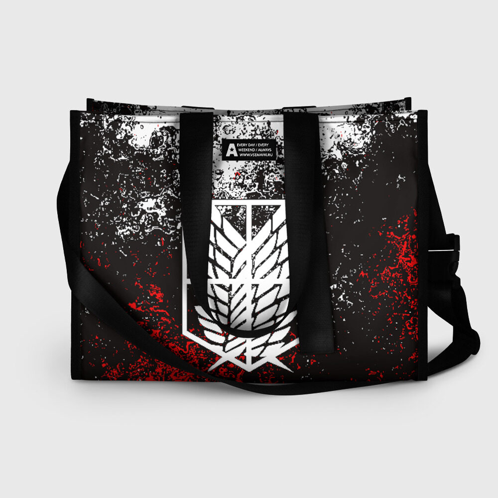 Сумка-шоппер 3D АТАКА ТИТАНОВ фото