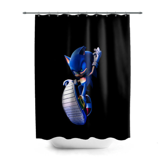 Штора 3D для ванной Sonic фото
