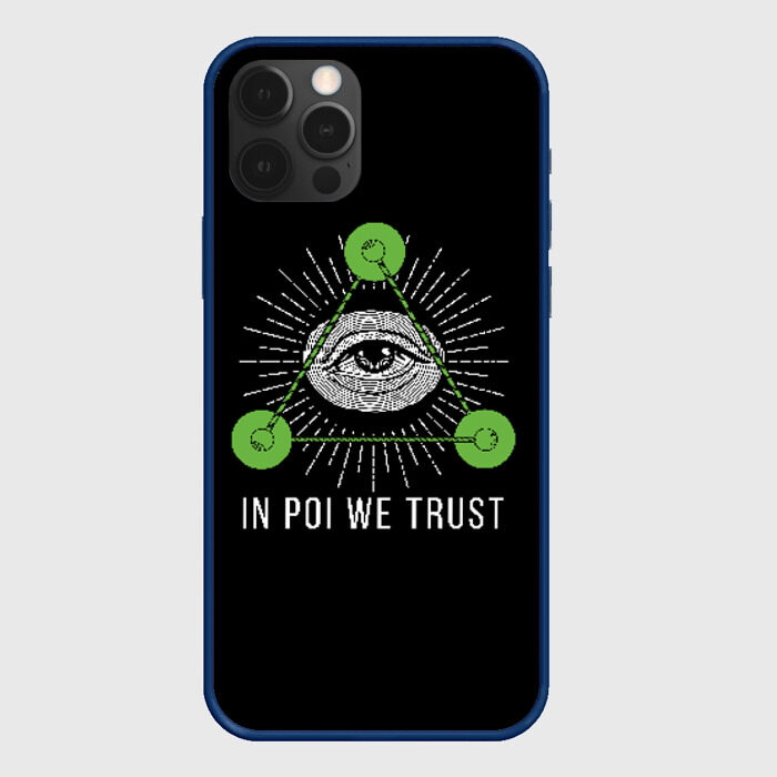 Чехол для iPhone 12 Pro In poi we trust фото