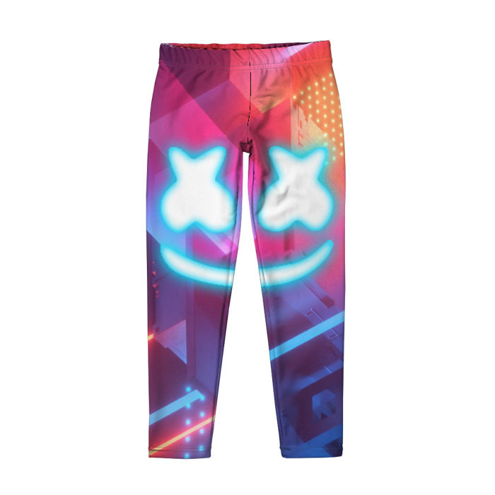 Детские леггинсы 3D MARSHMELLO NEON фото