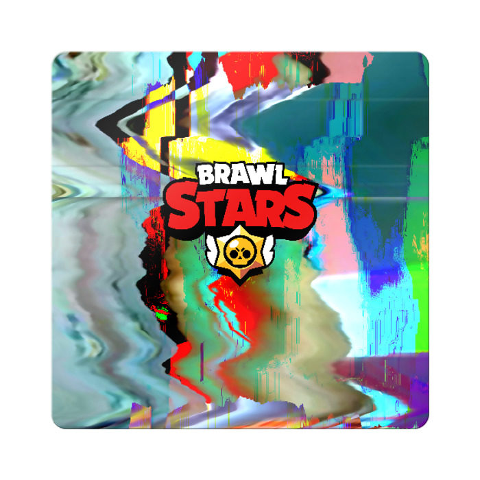 Магнит виниловый Квадрат BRAWL STARS фото