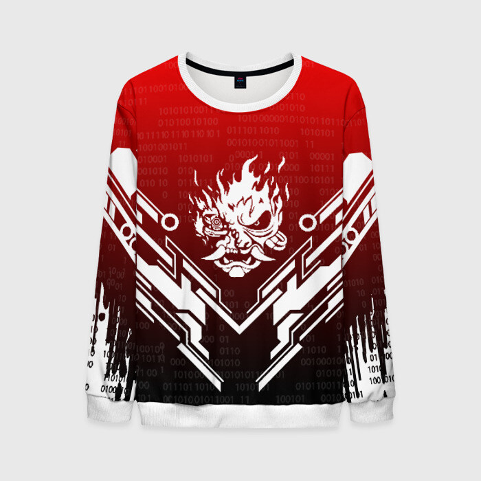 Мужской свитшот 3D CYBERPUNK 2077 фото