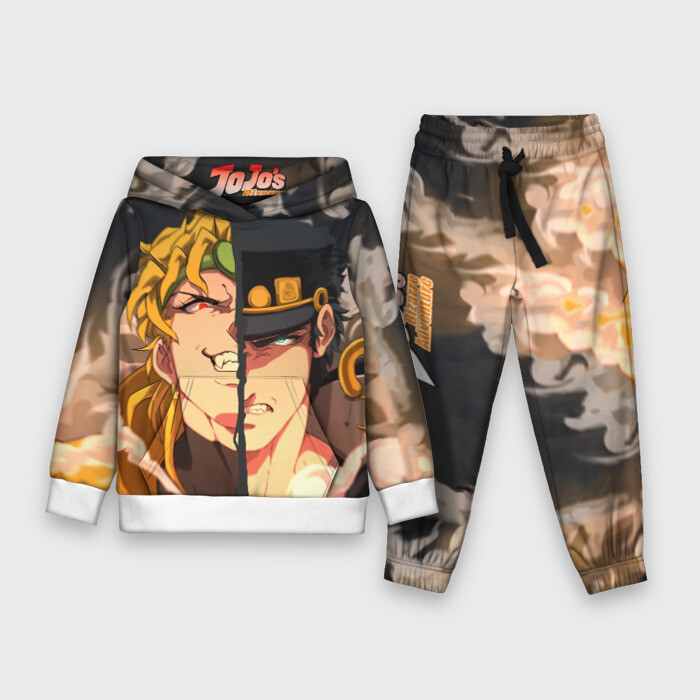 Детский костюм 3D (с толстовкой) Dio Brando x Jotaro фото