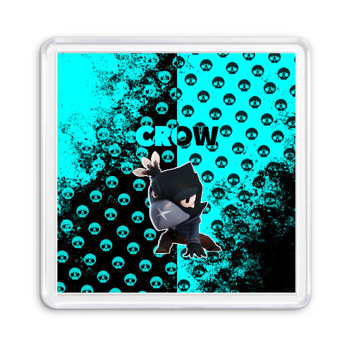 Магнит 55*55 Brawl Stars CROW фото