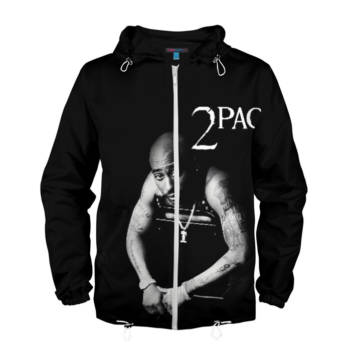 Мужская ветровка 3D 2pac фото