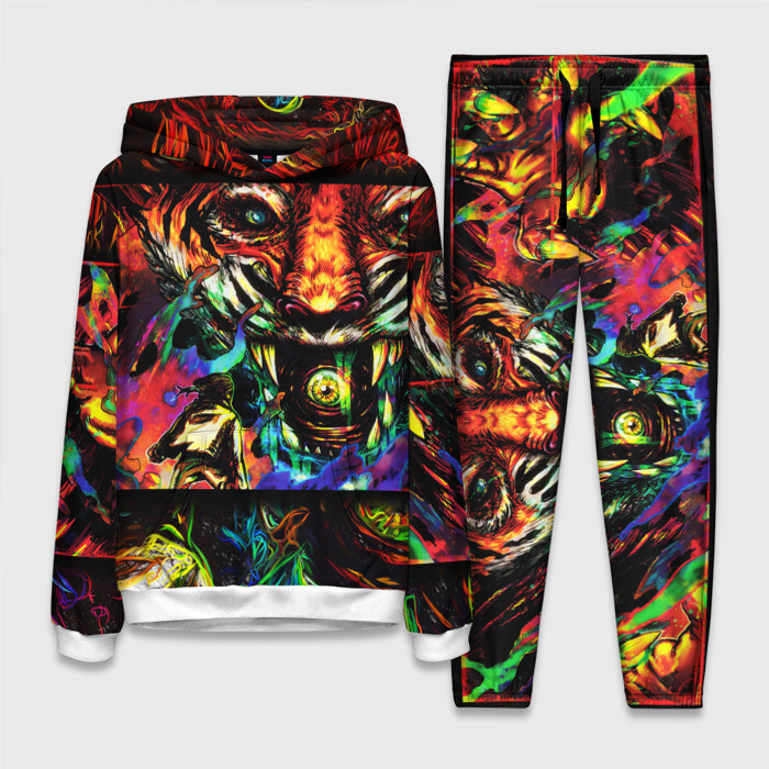 Женский костюм 3D (с толстовкой) HOTLINE MIAMI фото