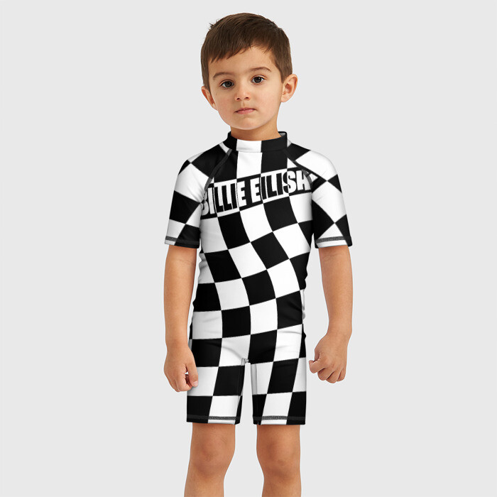 Детский купальный костюм 3D BILLIE EILISH фото