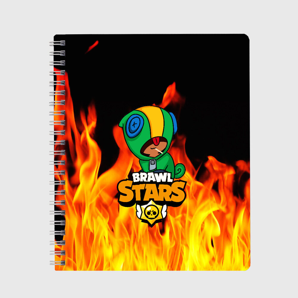 Тетрадь BRAWL STARS LEON фото