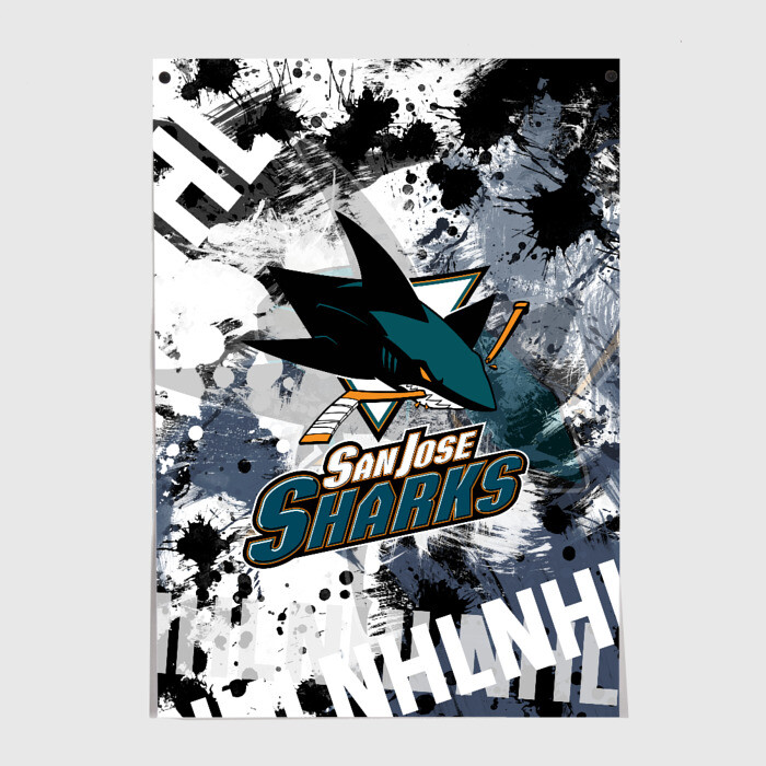 Постер Сан-Хосе Шаркс фото