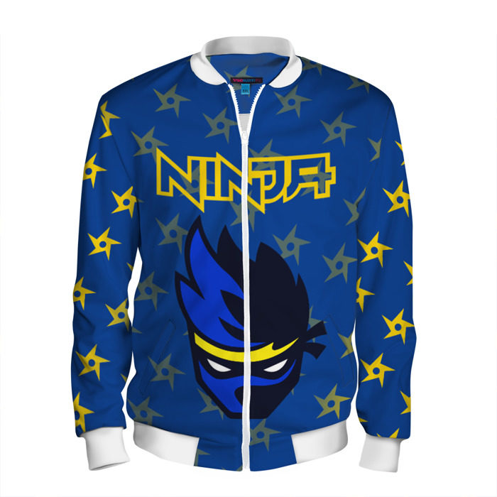 Мужской бомбер 3D FORTNITE NINJA фото