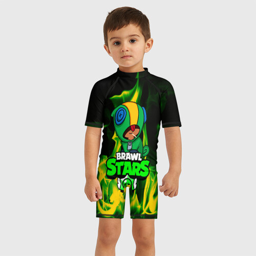 Детский купальный костюм 3D BRAWL STARS фото