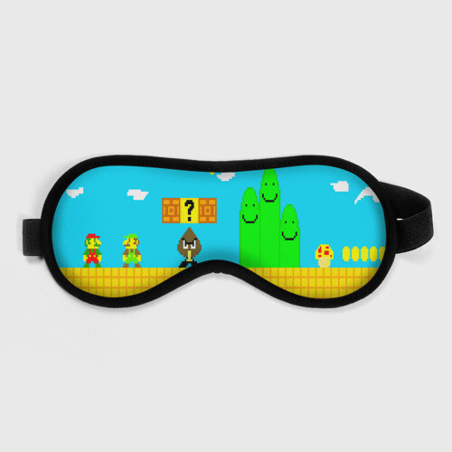 Маска для сна 3D MARIO фото